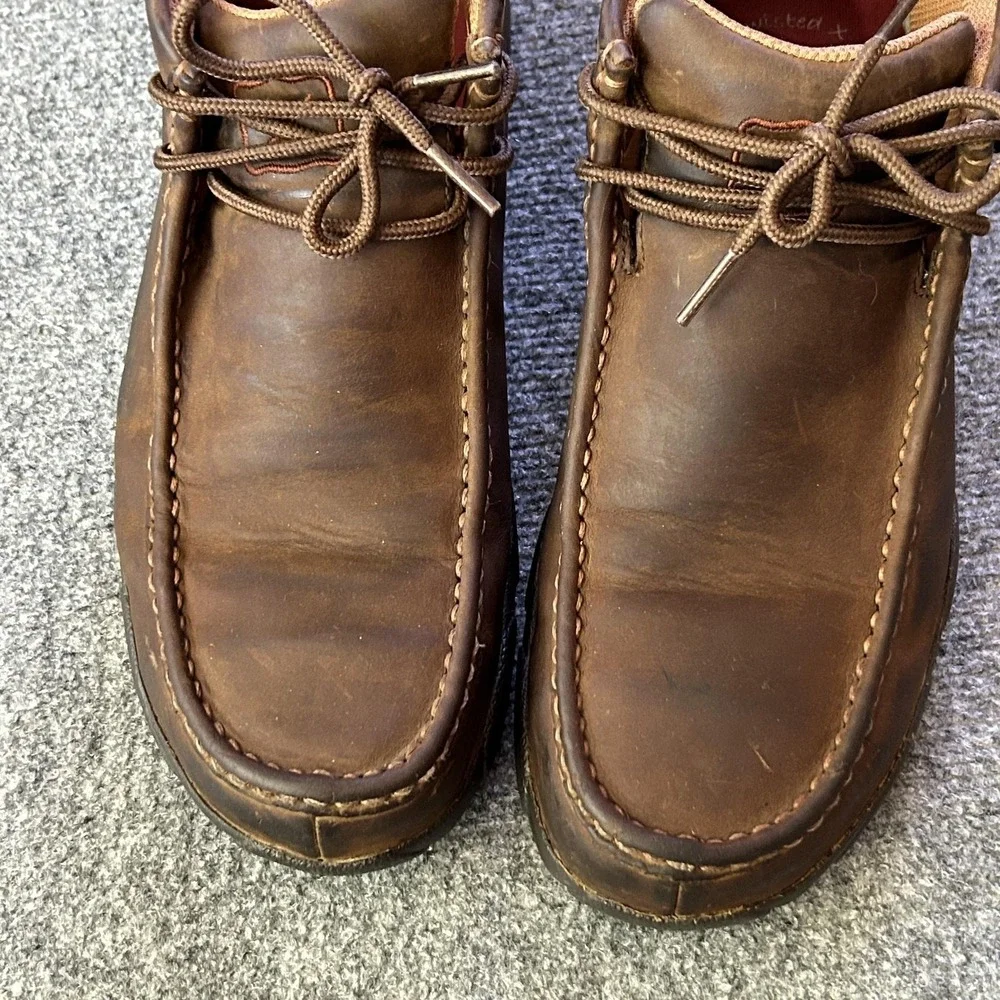 Twisted X Boots Mens Size 8M Brown Leather Chukka Steel Toe Work MDMST01‎